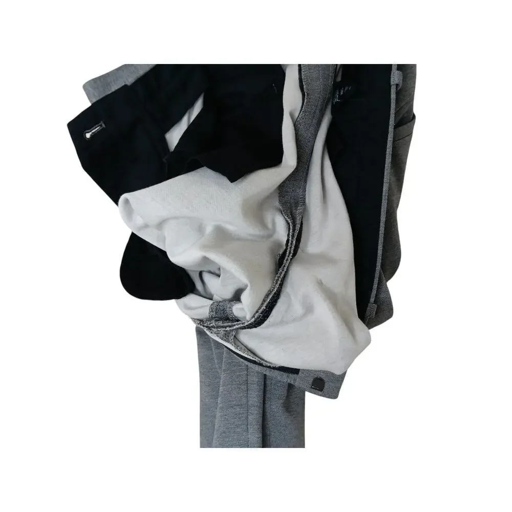 Theory Men’s Gray Dress Pants Size 32 High Density Knit Flat Front Slim Trousers